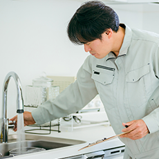 経験豊富なプロのスタッフ 水のトラブル