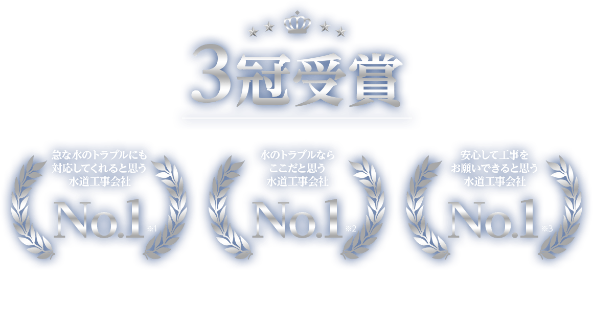 3冠受賞