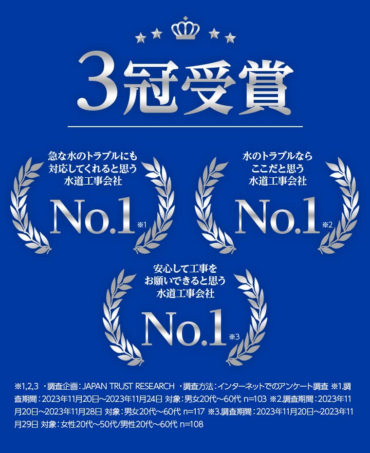 3冠受賞